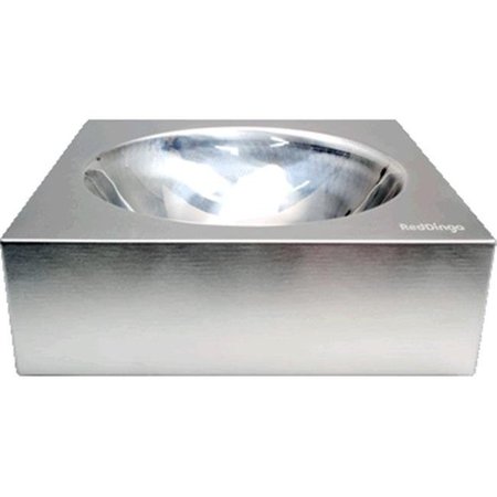 RED DINGO Red Dingo DB-SS-SI-LG Dog Bowl Stainless Steel; Large DB-SS-SI-LG